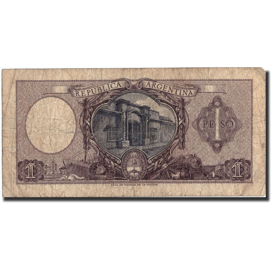 Geldschein, Argentinien, 1 Peso, Undated (1951-59), Undated (1951-59), KM:263a