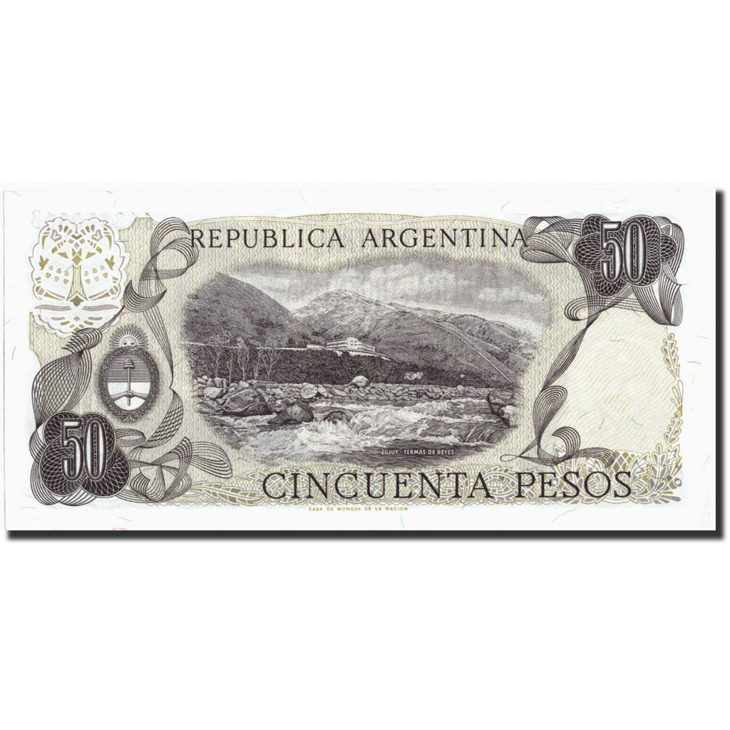 Banknote, Argentina, 50 Pesos, Undated (1974-75), undated (1974-75), KM:296
