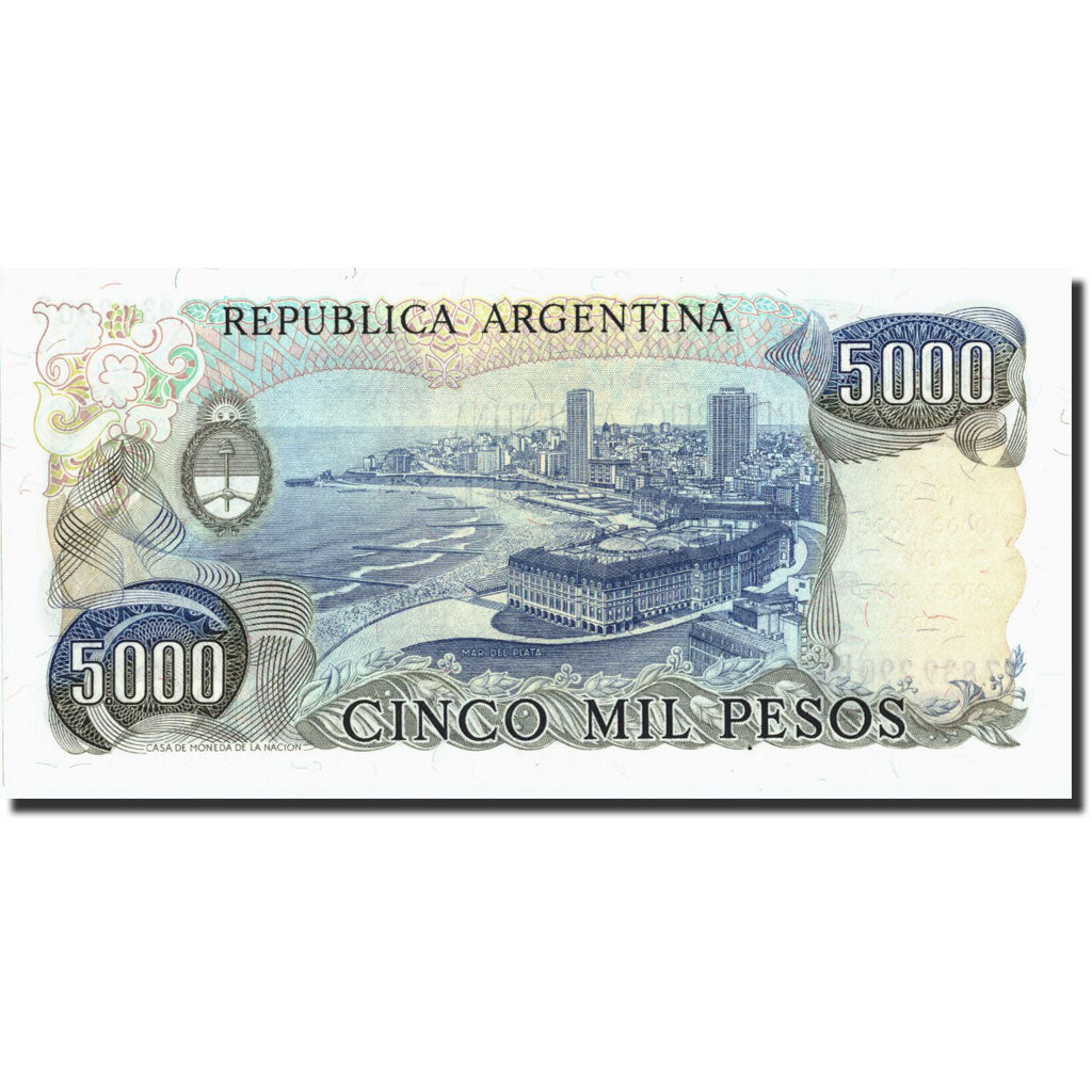 Banknote, Argentina, 5000 Pesos, Undated (1977-83), Undated (1977-1983)