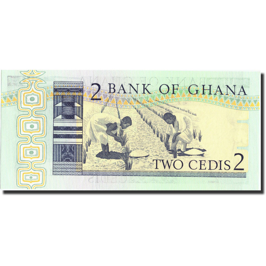 Billete, 2 Cedis, 1982, Ghana, KM:18d, 1982-03-06, UNC