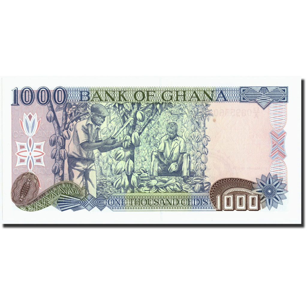 Billete, 1000 Cedis, 1995, Ghana, KM:29b, 1995-01-06, SC+