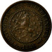 Coin, Netherlands, William III, 1/2 Cent, 1886, EF(40-45), Bronze, KM:109.1