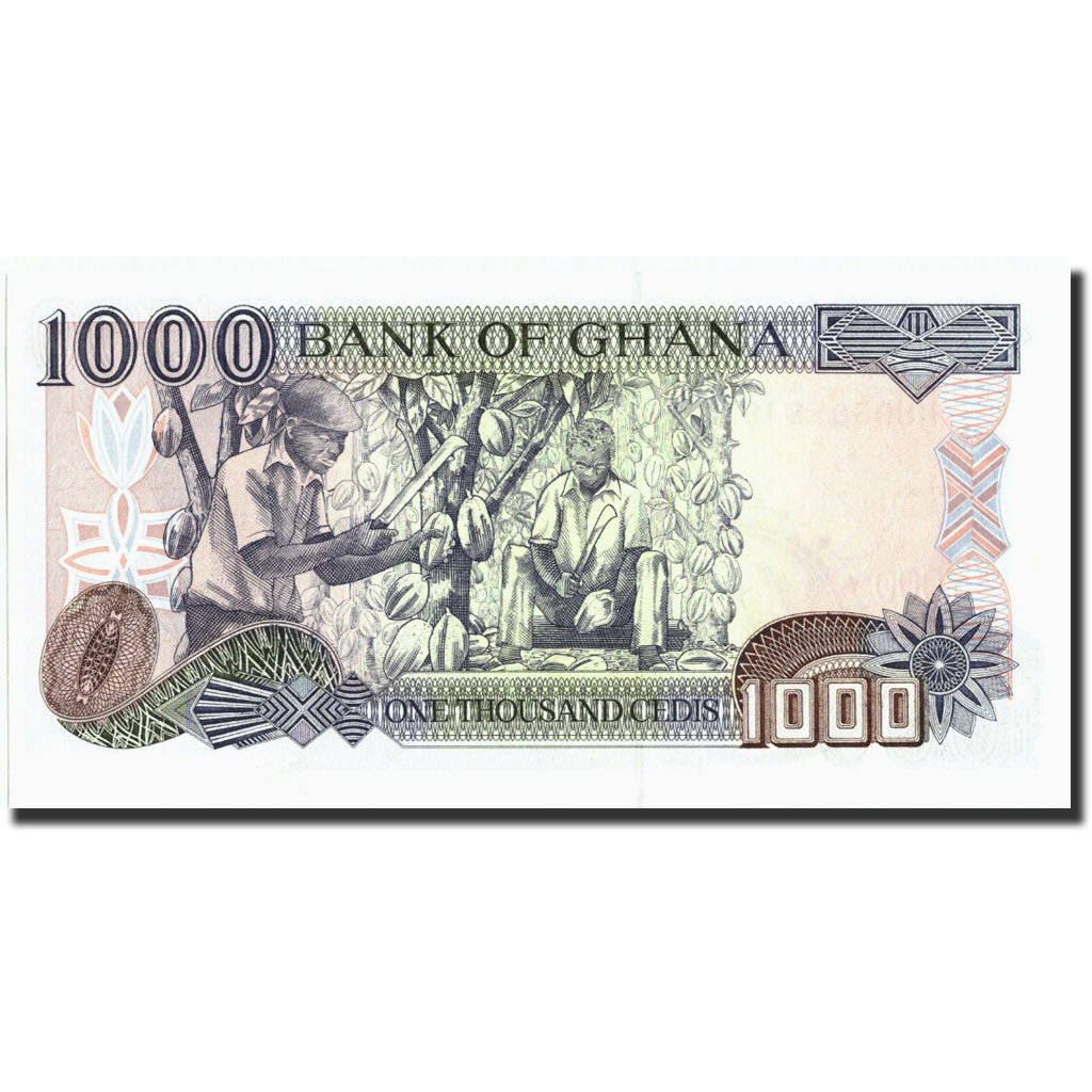 Billete, 1000 Cedis, 2003, Ghana, KM:32i, 2003-08-04, SC+