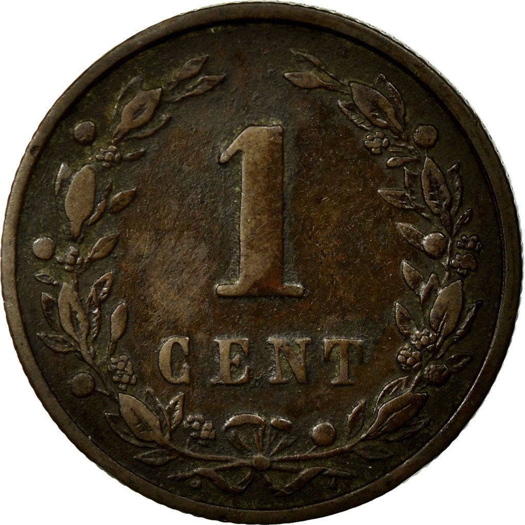 Coin, Netherlands, Wilhelmina I, Cent, 1899, EF(40-45), Bronze, KM:107.2