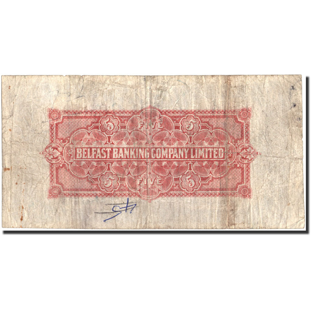 Banknote, Northern Ireland, 5 Pounds, 1942, 1942-10-02, KM:127b, VF(30-35)