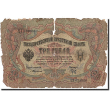 Billet, Russie, 3 Rubles, 1905, 1905, KM:9c, AB