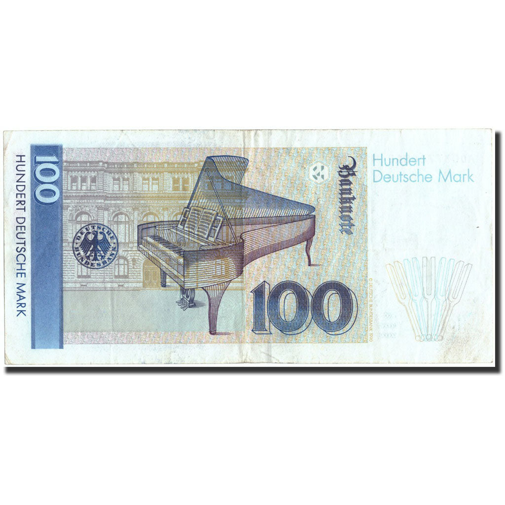 Banknote, GERMANY - FEDERAL REPUBLIC, 100 Deutsche Mark, 1989, 1989-01-02