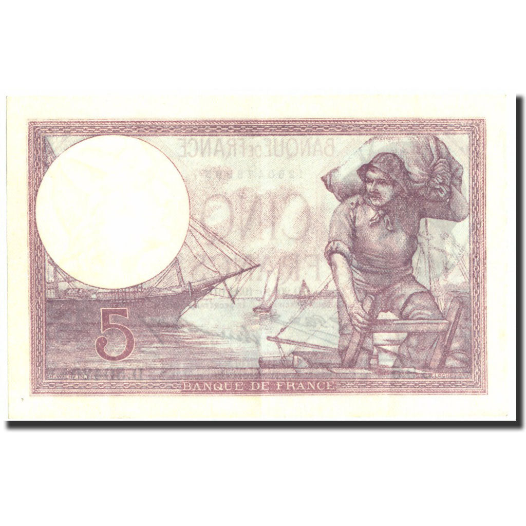 Banknote, France, 5 Francs, 5 F 1917-1940 ''Violet'', 1932, 1932-10-20, UNC(64)