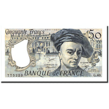 Billete, Francia, 50 Francs, 50 F 1976-1992 ''Quentin de La Tour'', 1984, 1984
