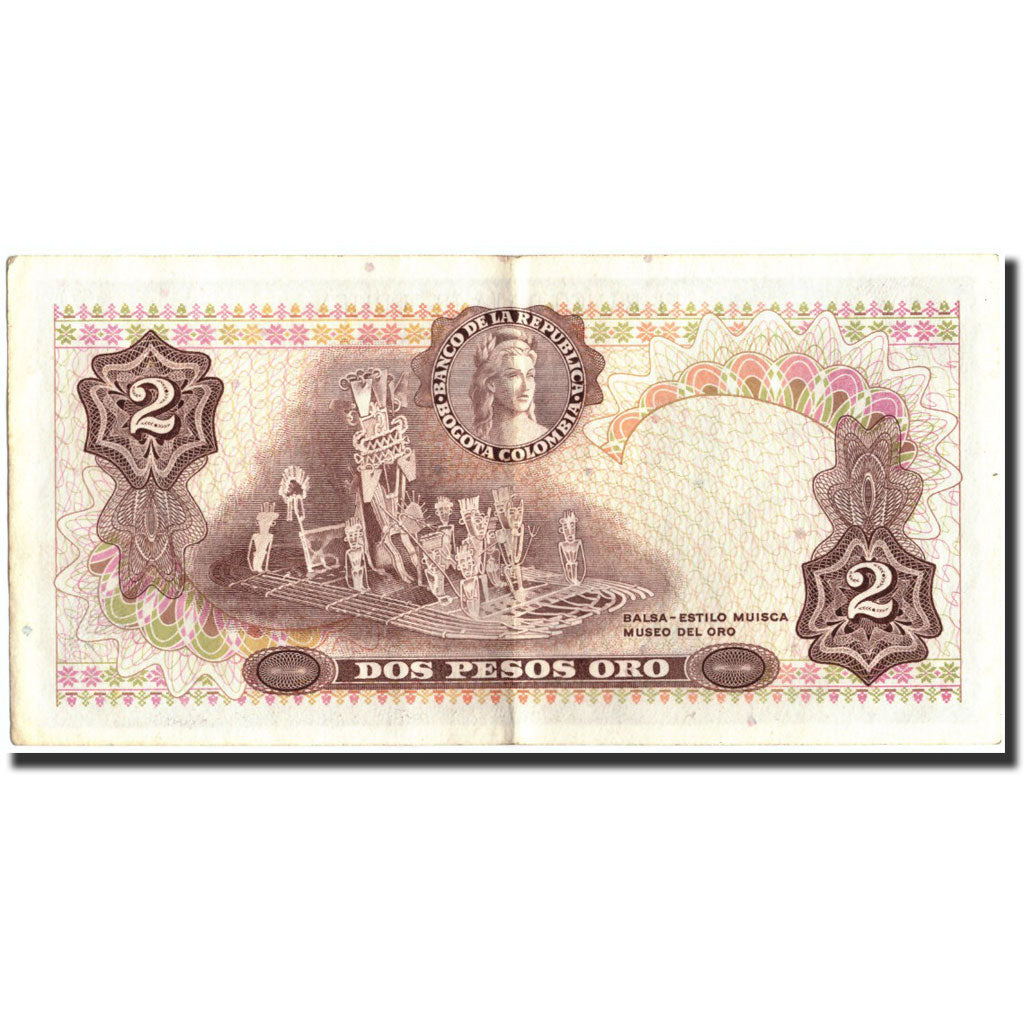 Banconote, Colombia, 2 Pesos Oro, 1975, KM:413a, 1975-01-01, BB+