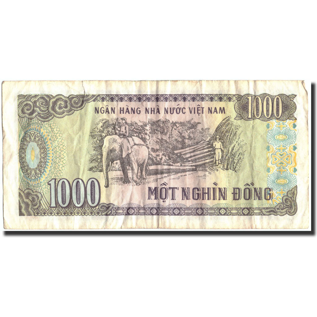 Geldschein, Vietnam, 1000 D<ox>ng, 1988, 1988, KM:106a, SGE
