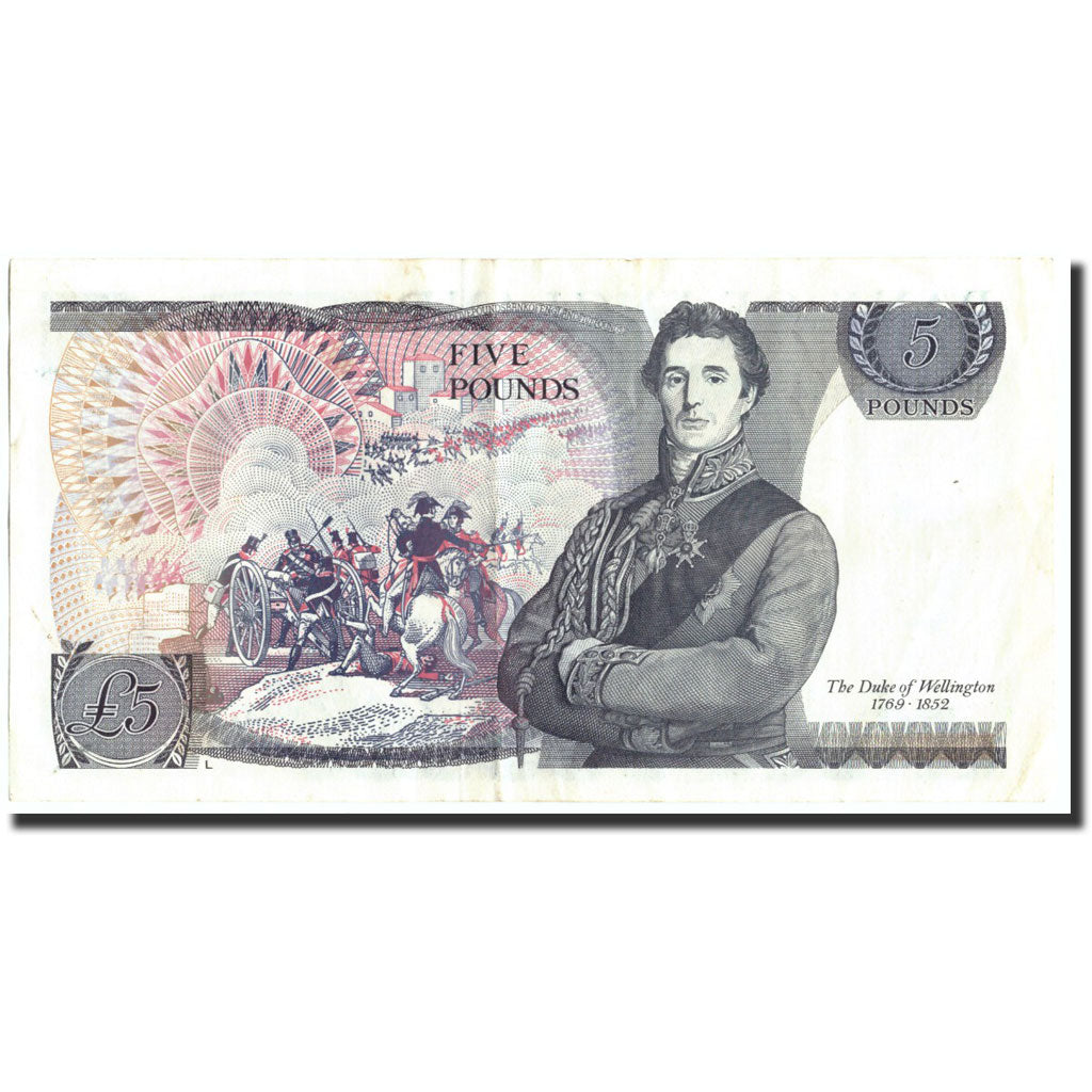 Banknote, Great Britain, 5 Pounds, Undated (1971-91), Undated, KM:378c