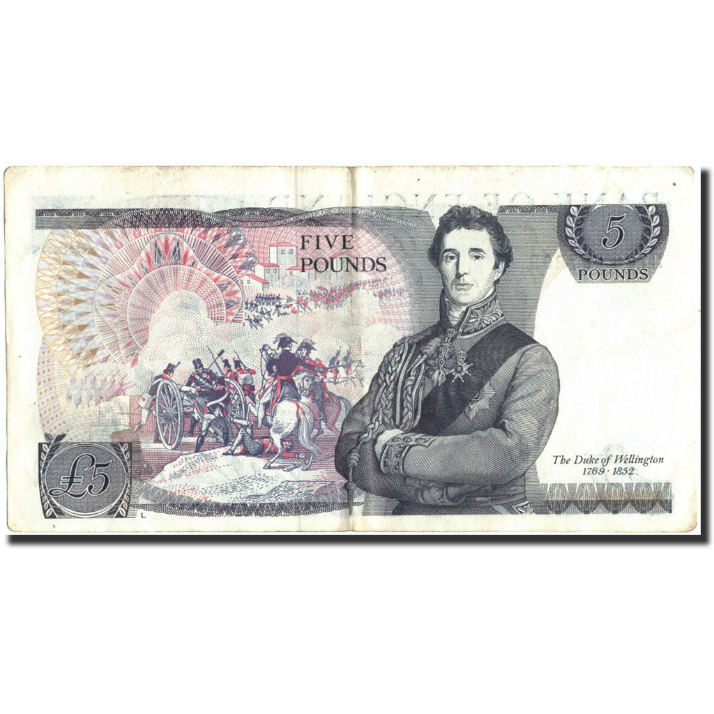 Biljet, Groot Bretagne, 5 Pounds, Undated (1971-91), Undated, KM:378e, TTB