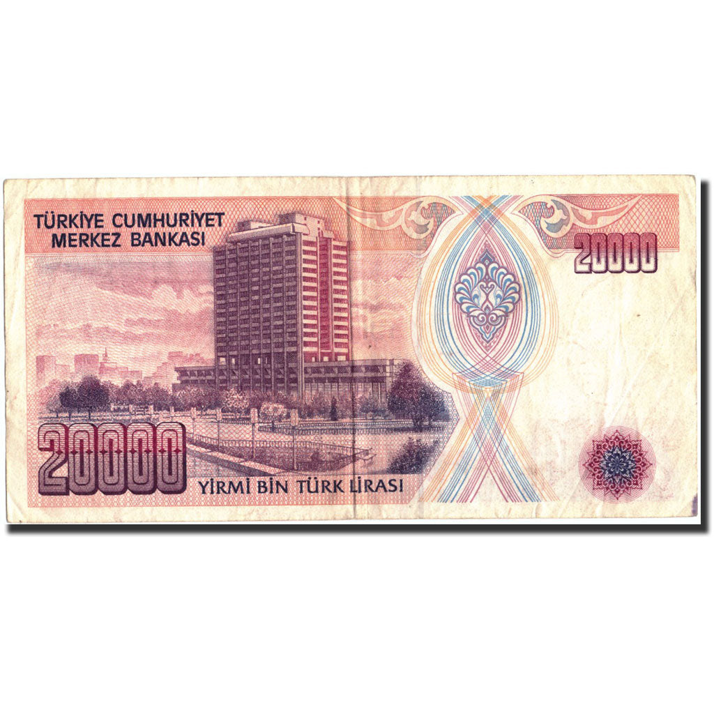 Banknote, Turkey, 20,000 Lira, 1970, 1970-10-14, KM:201, EF(40-45)