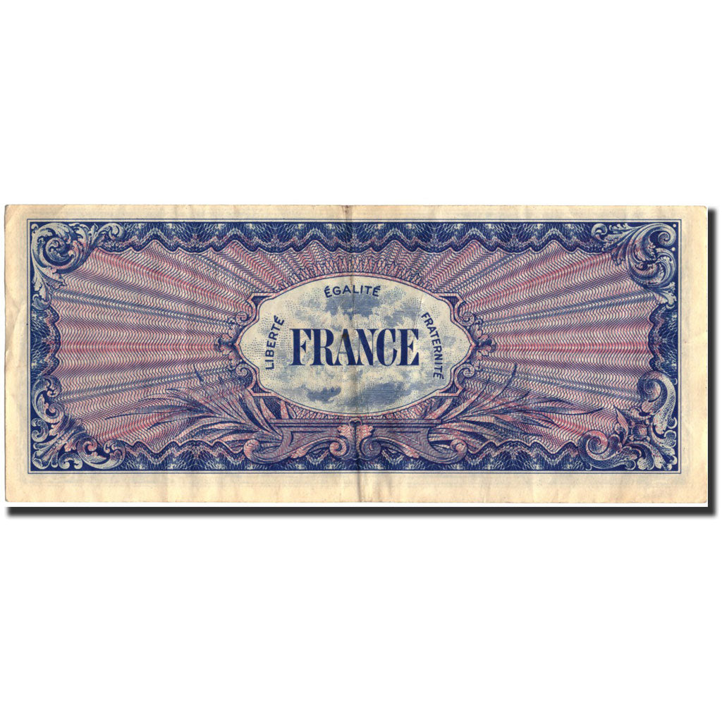 Geldschein, Frankreich, 100 Francs, 1945 Verso France, 1945, 1945, SS