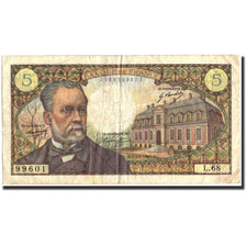 Billet, France, 5 Francs, 5 F 1966-1970 ''Pasteur'', 1967, 1967-12-07, TB+