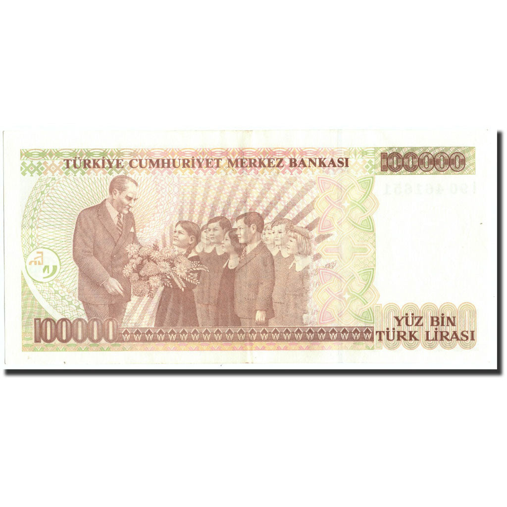 Banknote, Turkey, 100,000 Lira, 1970, 1970, KM:205, AU(55-58)