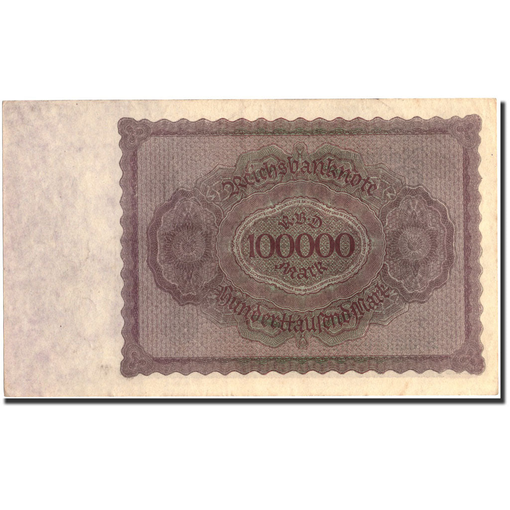 Biljet, Duitsland, 100,000 Mark, 1923, 1923-02-01, KM:83b, TTB+