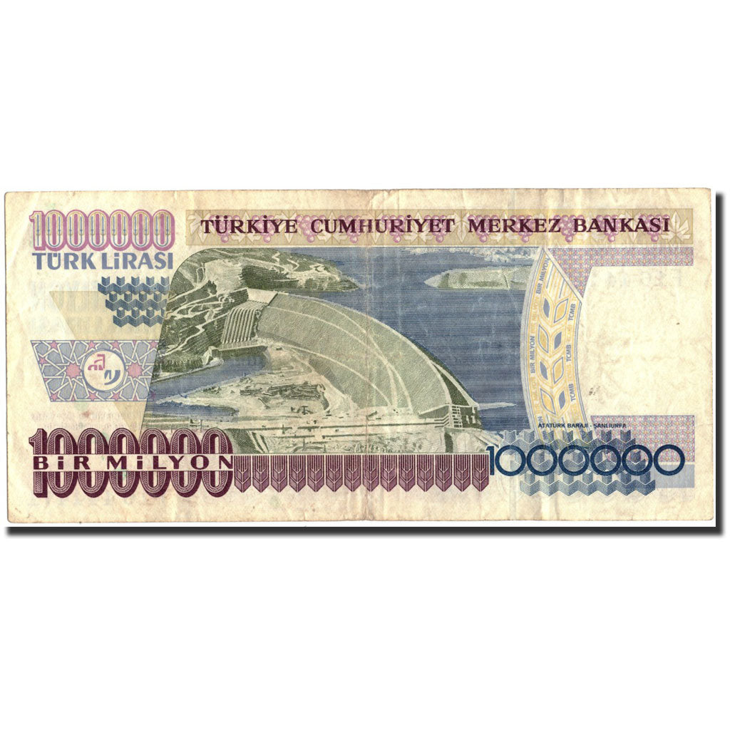 Banknote, Turkey, 1,000,000 Lira, 1970, 1970, KM:213, AU(50-53)