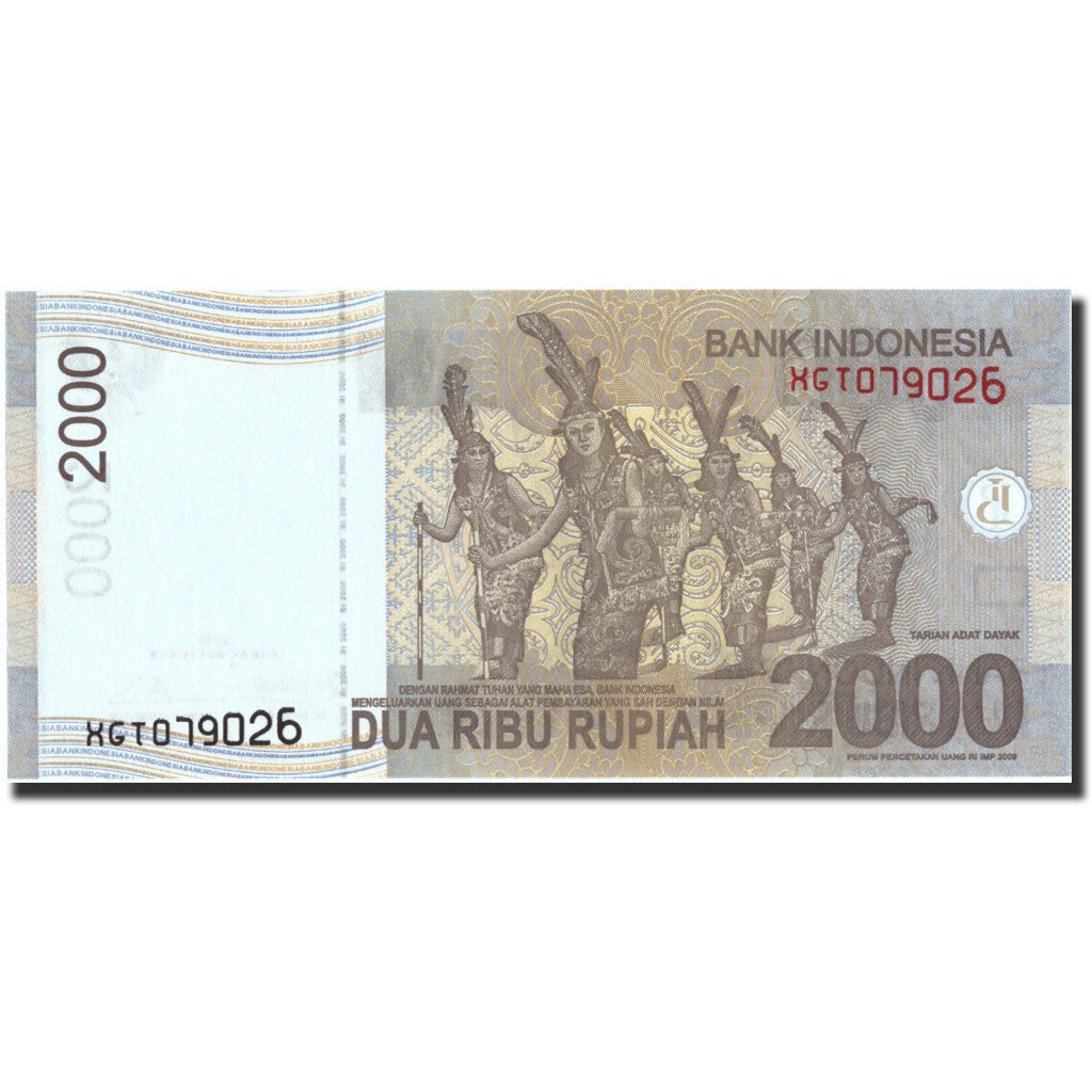 Banknote, Indonesia, 2000 Rupiah, 2012, 2012, KM:148c, UNC(64)