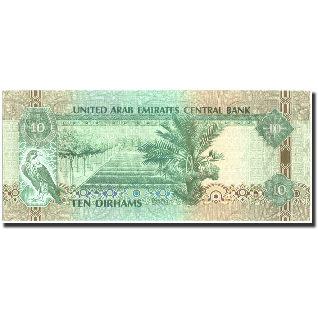 Geldschein, United Arab Emirates, 10 Dirhams, 1998, 1998, KM:20a, UNZ