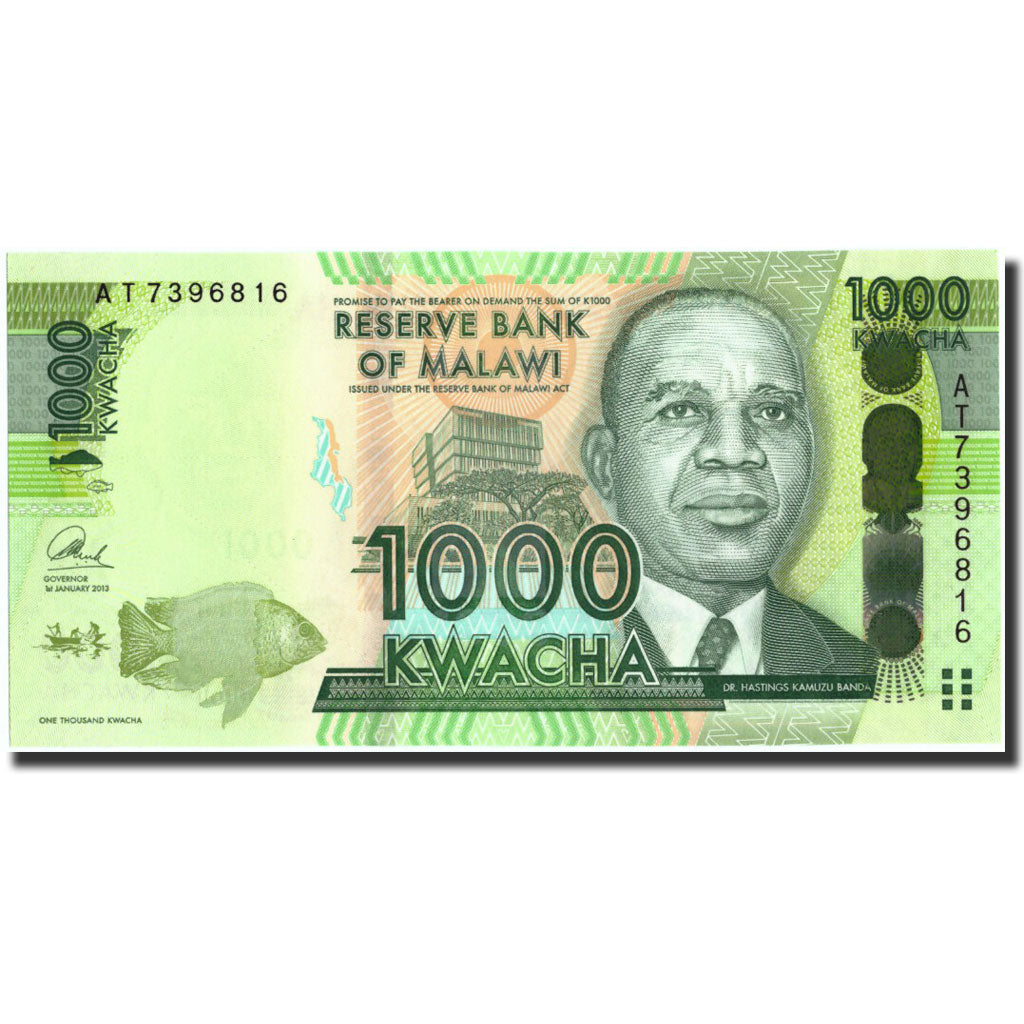 Billete, 1000 Kwacha, 2013, Malawi, KM:62, 2013-01-01, UNC