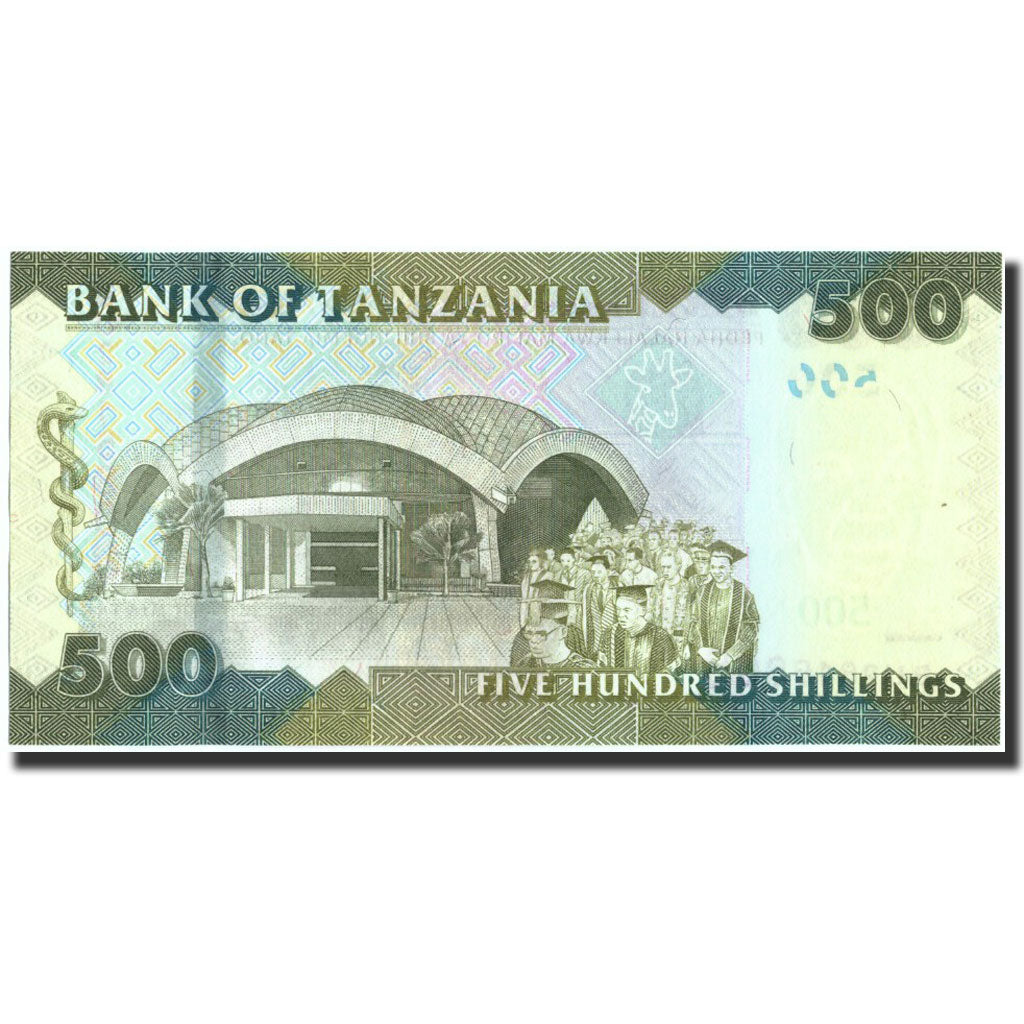 Billet, Tanzania, 500 Shilingi, Undated (2010), Undated (2010), KM:40, NEUF