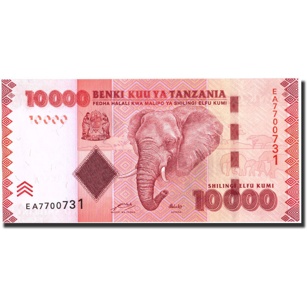 Billet, Tanzania, 10,000 Shilingi, 2010, Undated (2010), KM:44, NEUF
