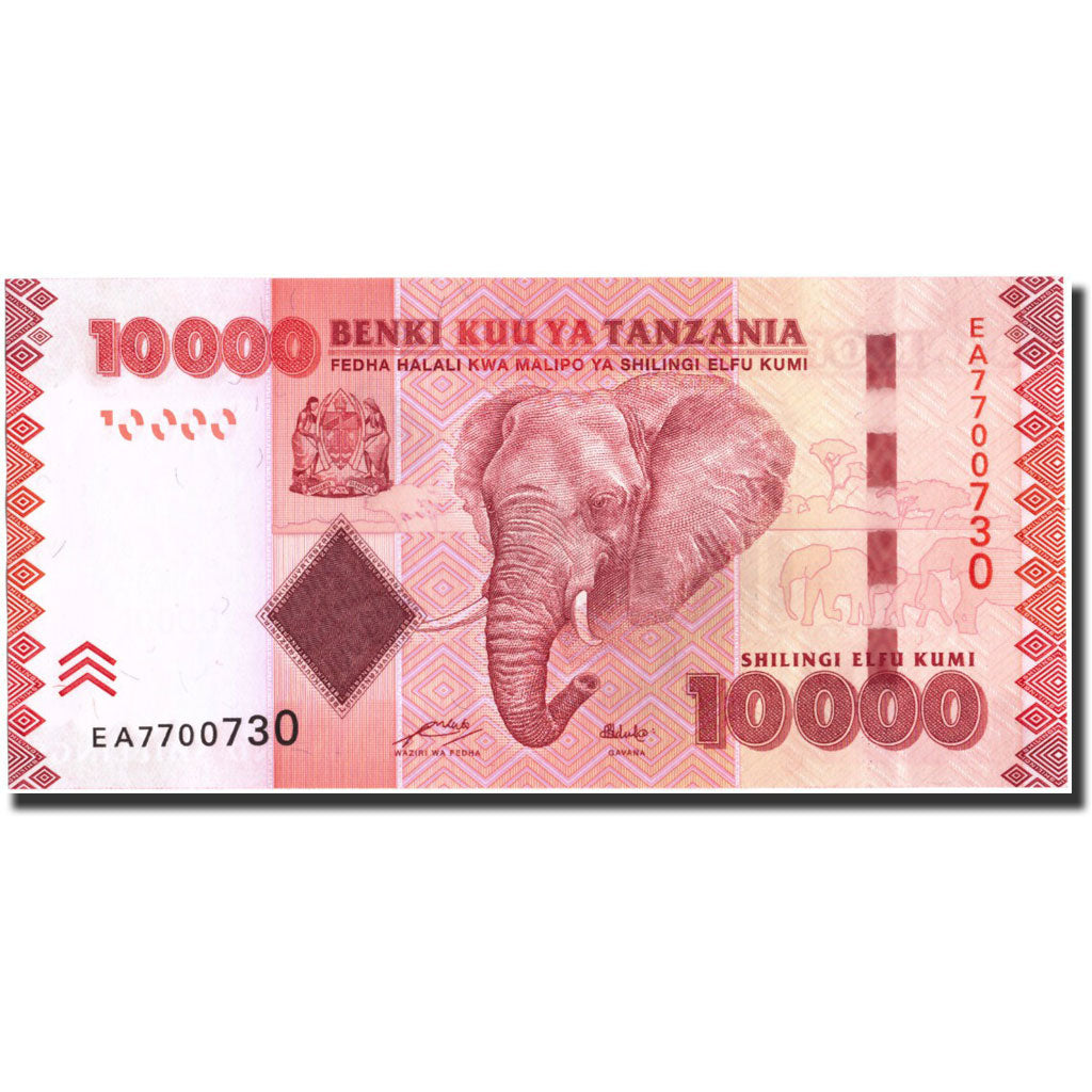 Billet, Tanzania, 10,000 Shilingi, 2010, Undated (2010), KM:44, NEUF
