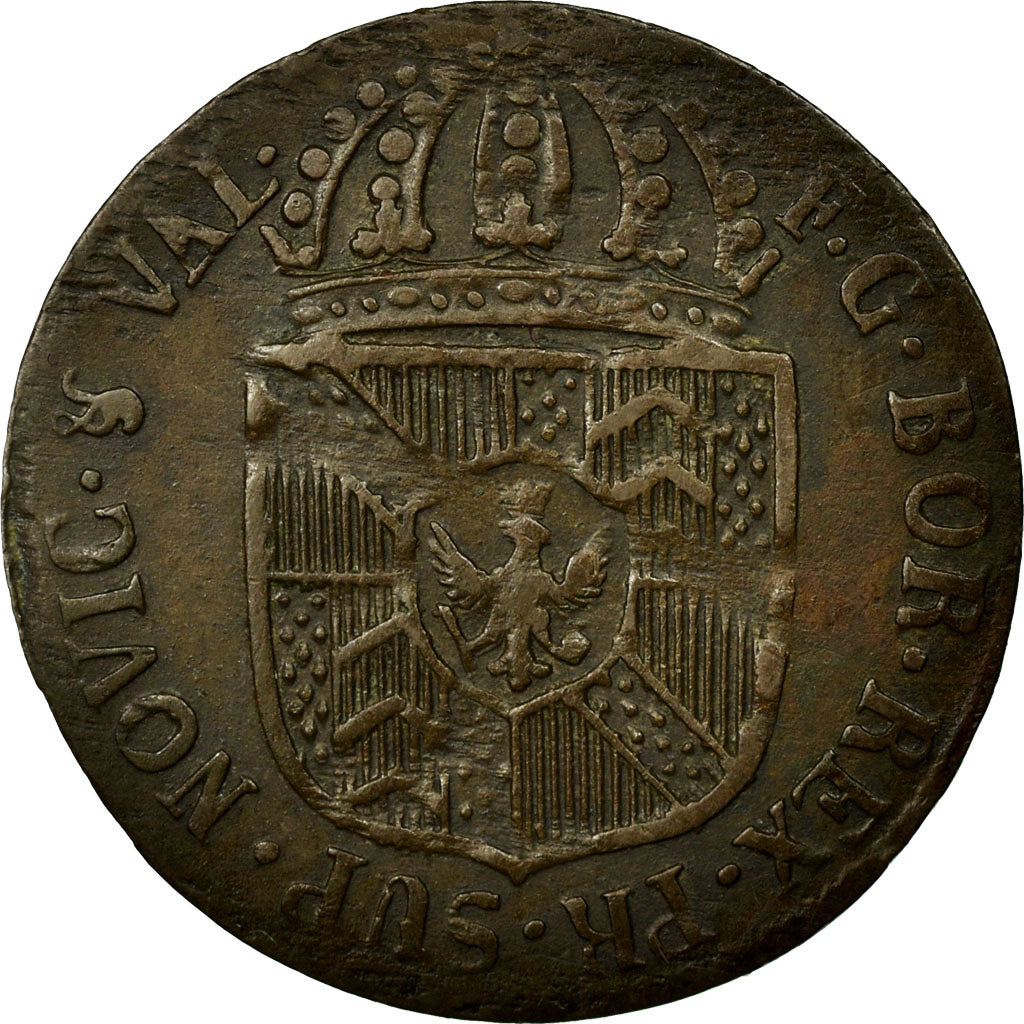 Coin, SWISS CANTONS, NEUCHATEL, 1/2 Batzen, 1791, Neuenburg, VF(30-35), Billon
