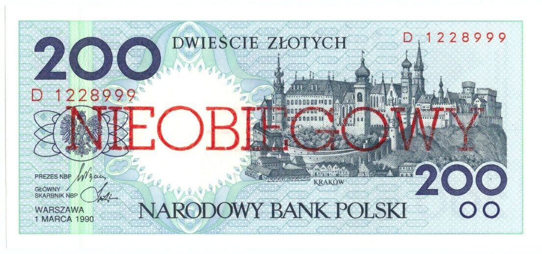 Banconote, Polonia, 200 Zlotych, 1990, KM:171a, 1990-03-01, FDS