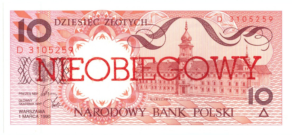 Banconote, Polonia, 10 Zlotych, 1990, KM:167a, 1990-03-01, FDS