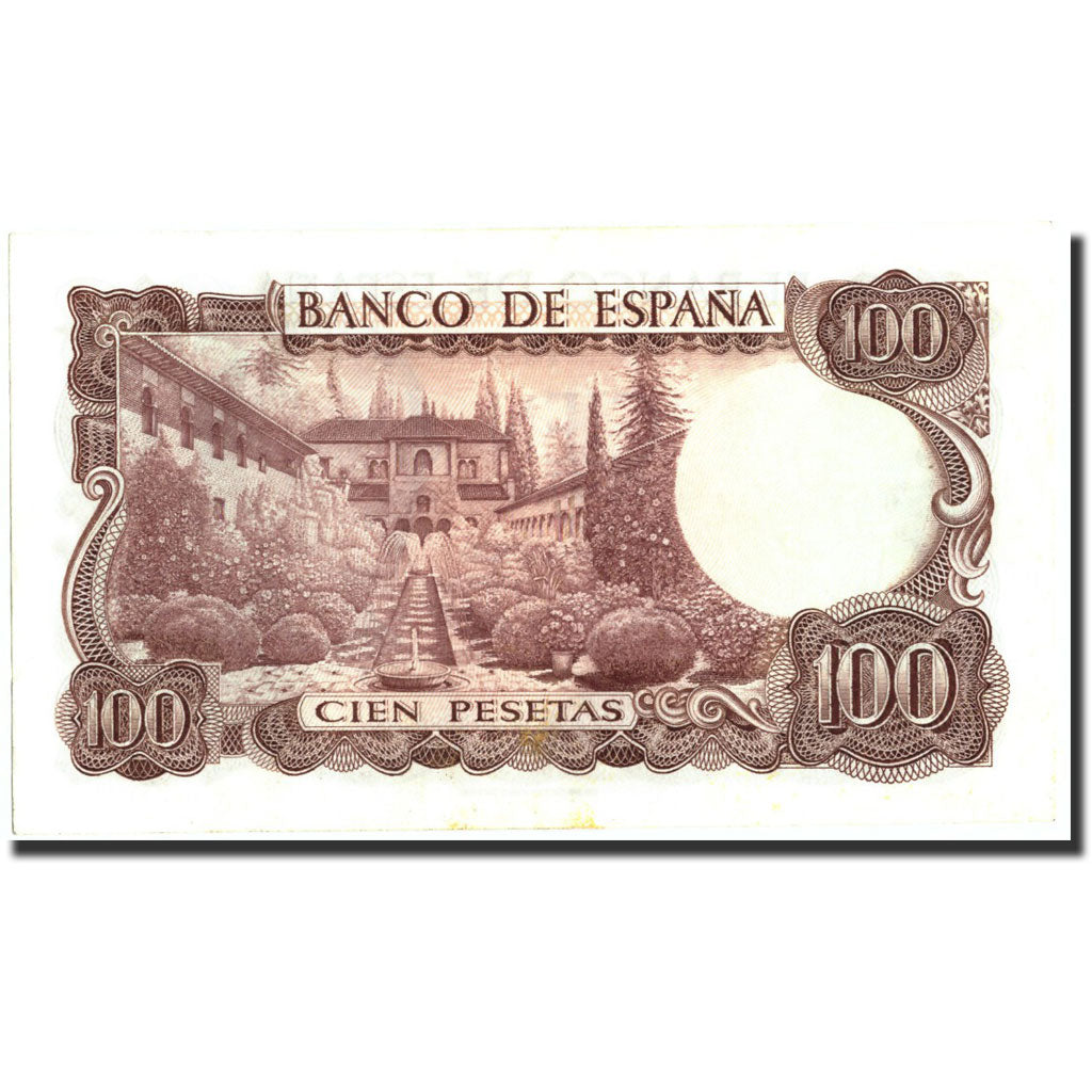 Banknote, Spain, 100 Pesetas, 1970, 1970-11-17, KM:152a, AU(50-53)