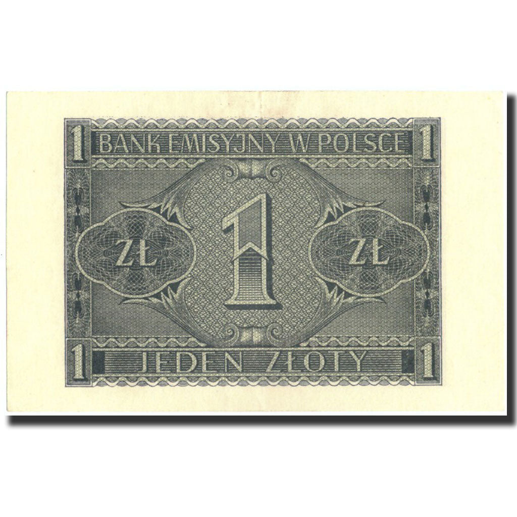 Billet, Pologne, 1 Zloty, 1941, 1941-08-01, KM:99, SPL