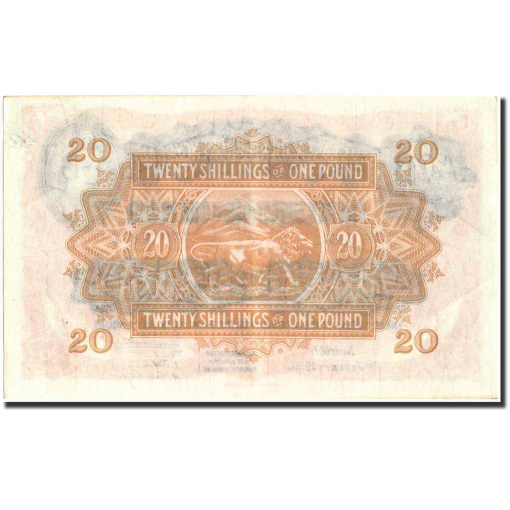 Banknote, EAST AFRICA, 20 Shillings = 1 Pound, 1955, 1955-01-01, KM:35