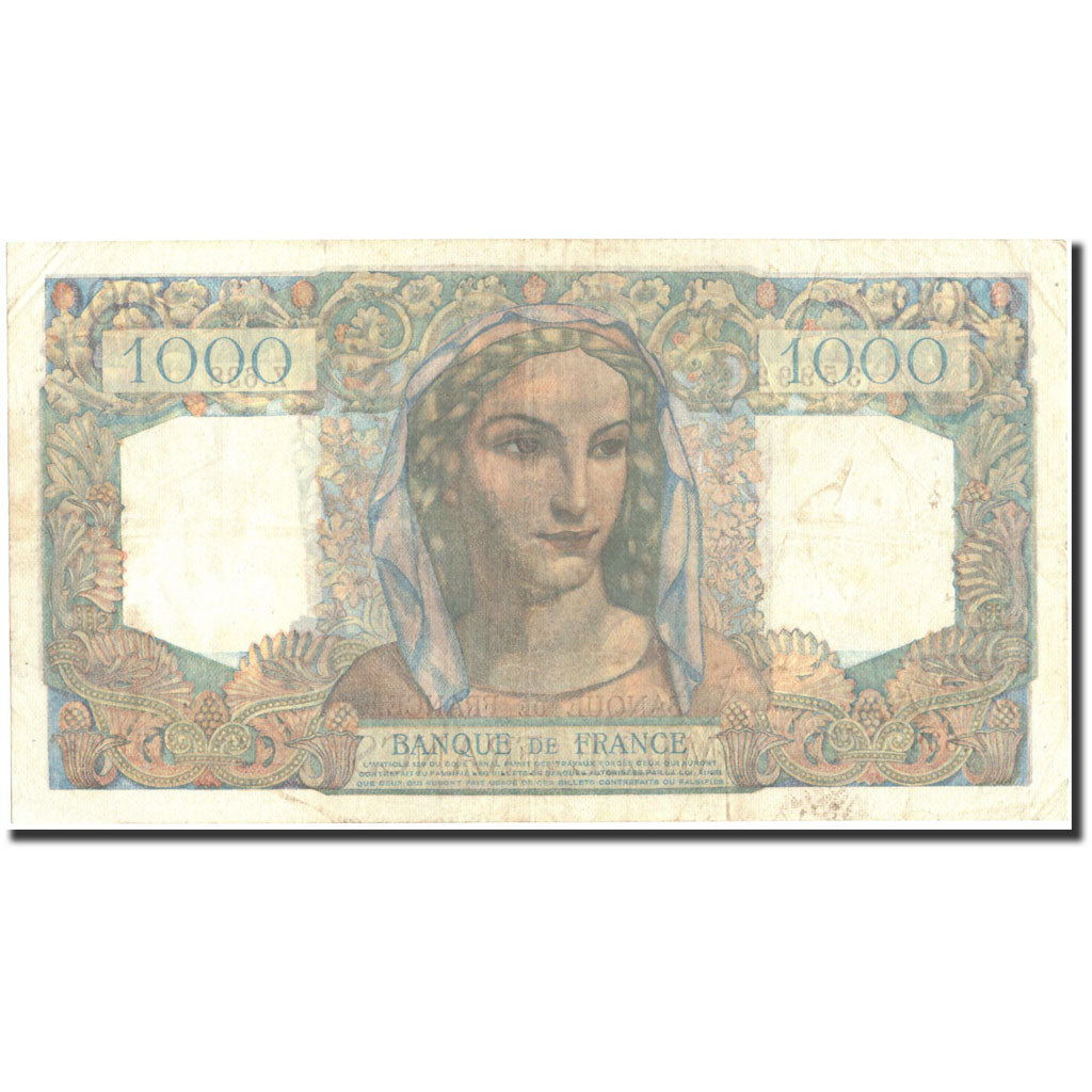 Frankreich, 1000 Francs, 1 000 F 1945-1950 ''Minerve et Hercule'', 1950