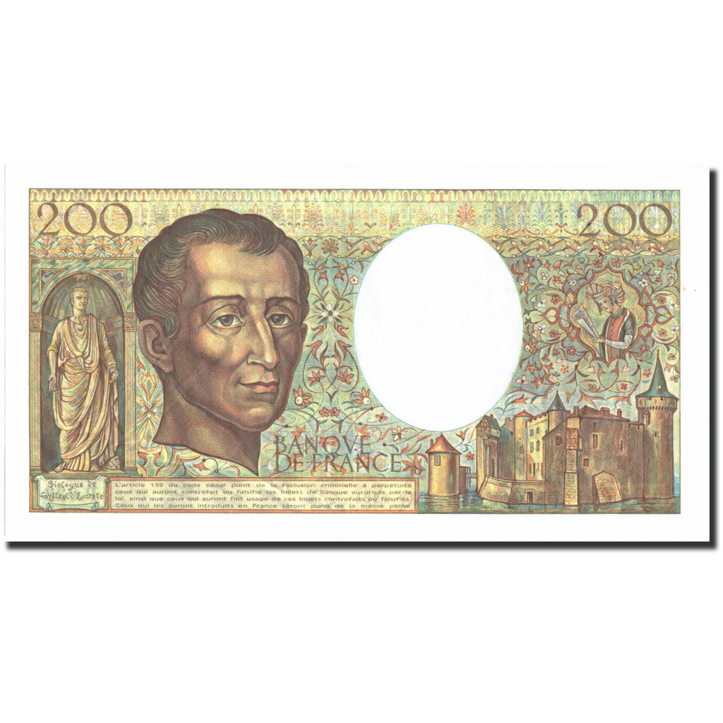 France, 200 Francs, 200 F 1981-1994 ''Montesquieu'', 1984, 1984, AU(55-58)