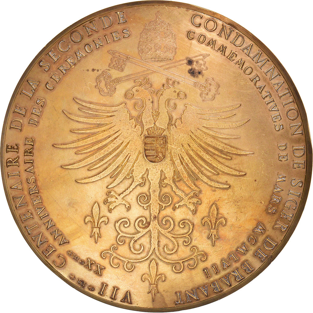 France, Medal, VIIe Centenaire de la 2ème Condamnation de Siger de Brabant