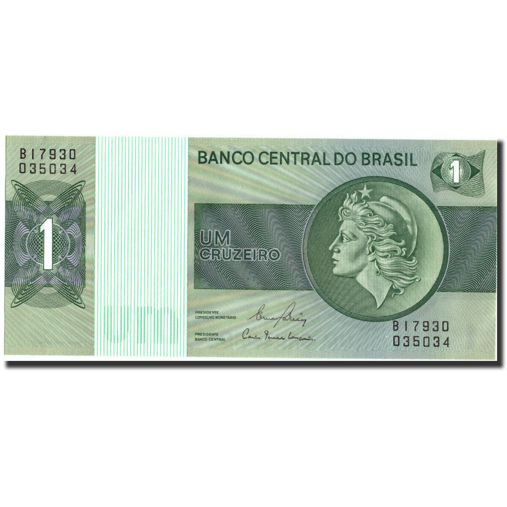 Geldschein, Brasilien, 1 Cruzeiro, 1980, 1980, KM:191Ac, UNZ-
