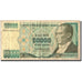 Biljet, Turkije, 50,000 Lira, 1995, 1995, KM:204, TB