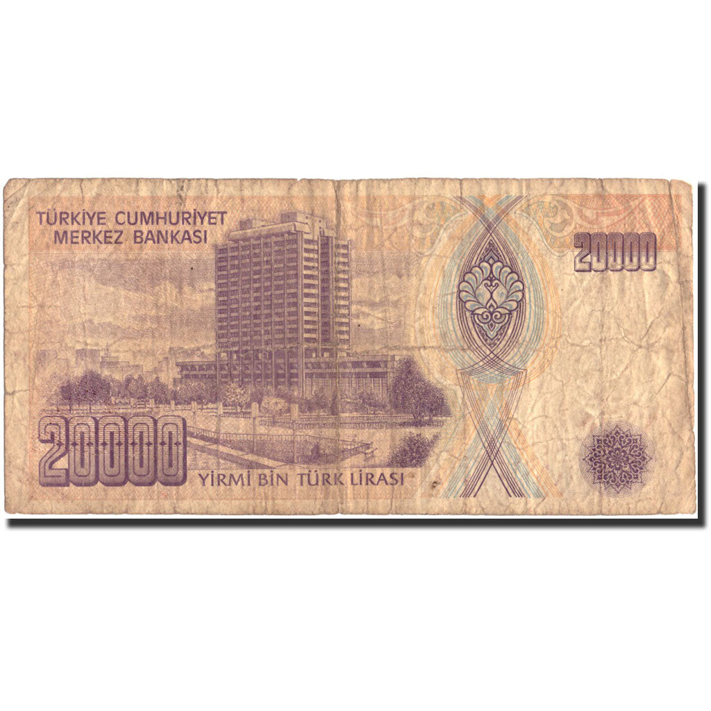Biljet, Turkije, 20,000 Lira, 1995, 1995, KM:202, B