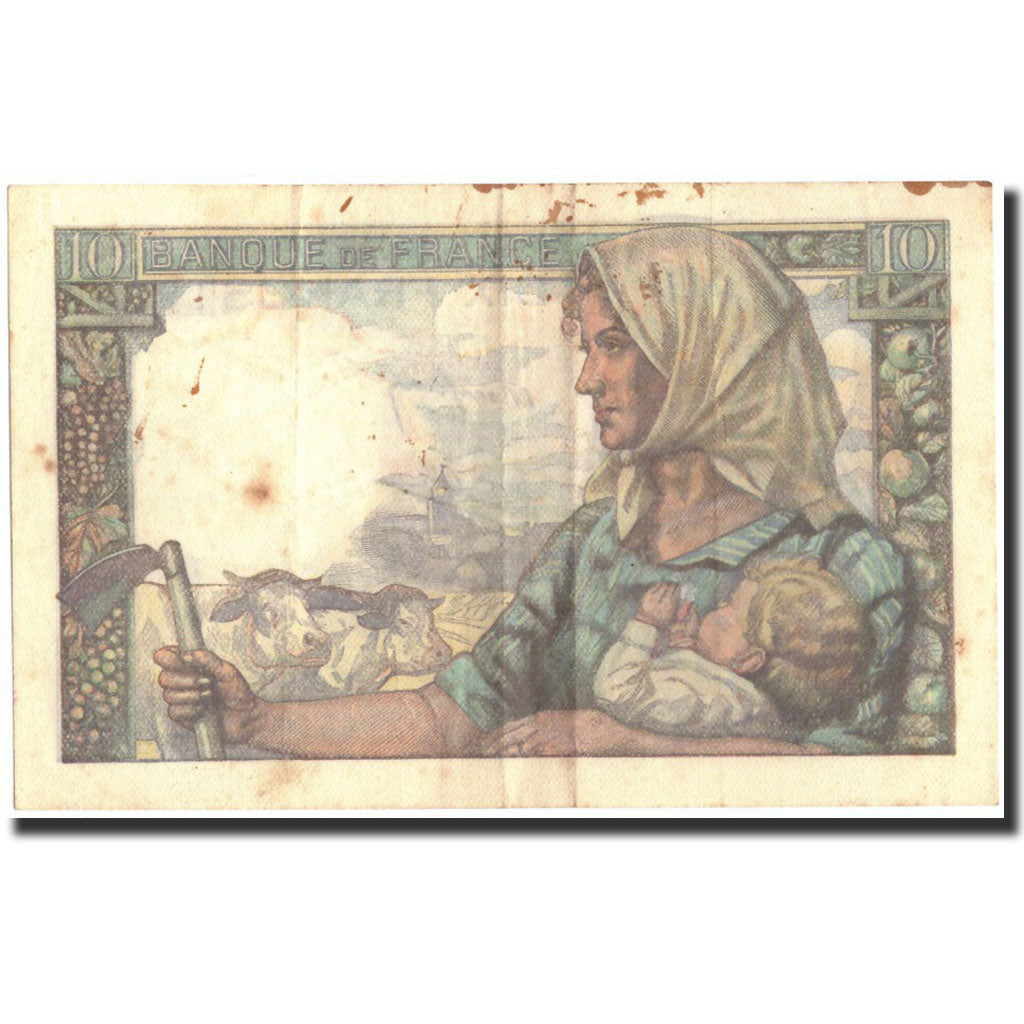 Frankrijk, 10 Francs, 10 F 1941-1949 ''Mineur'', 1947, 1947-01-09, TB