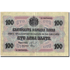Banconote, Bulgaria, 100 Leva Zlato, 1916, 1916, KM:20a, BB