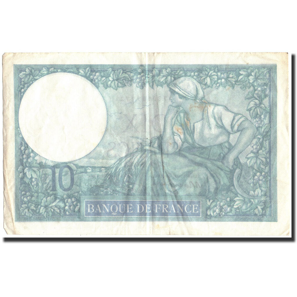 Francia, 10 Francs, 10 F 1916-1942 ''Minerve'', 1939, 1939-09-07, BB