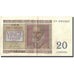 Billet, Belgique, 20 Francs, 1950, 1950-07-01, KM:132a, TTB+