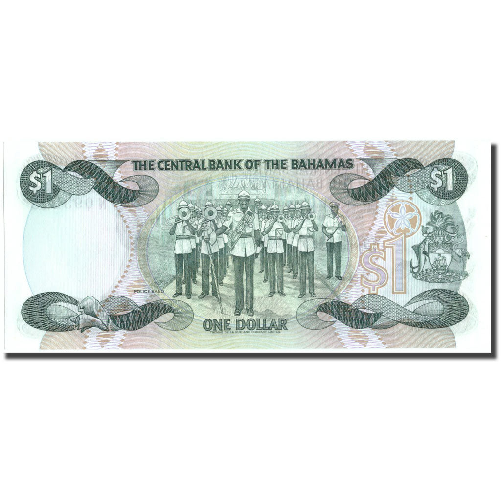 Banknote, Bahamas, 1 Dollar, 1974, KM:43a, UNC(64)