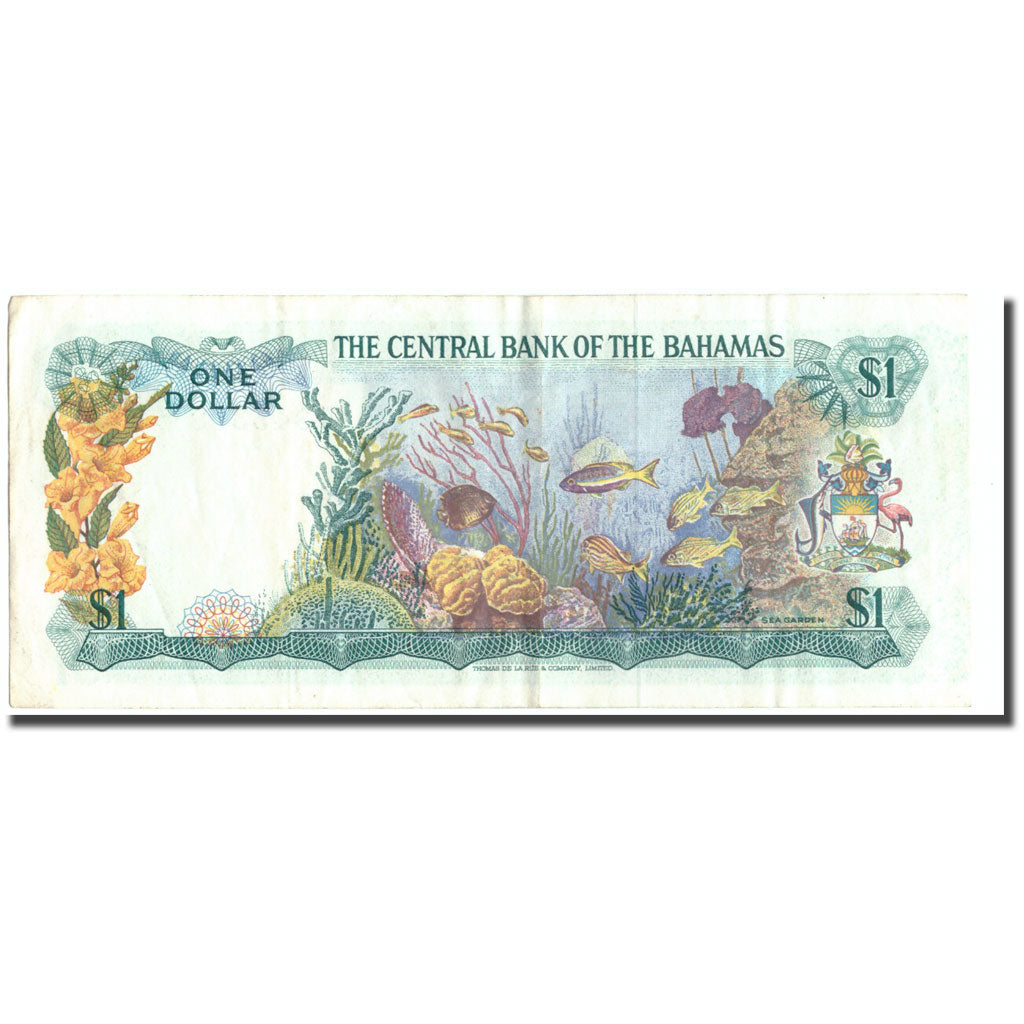 Banknote, Bahamas, 1 Dollar, 1974, KM:35b, EF(40-45)
