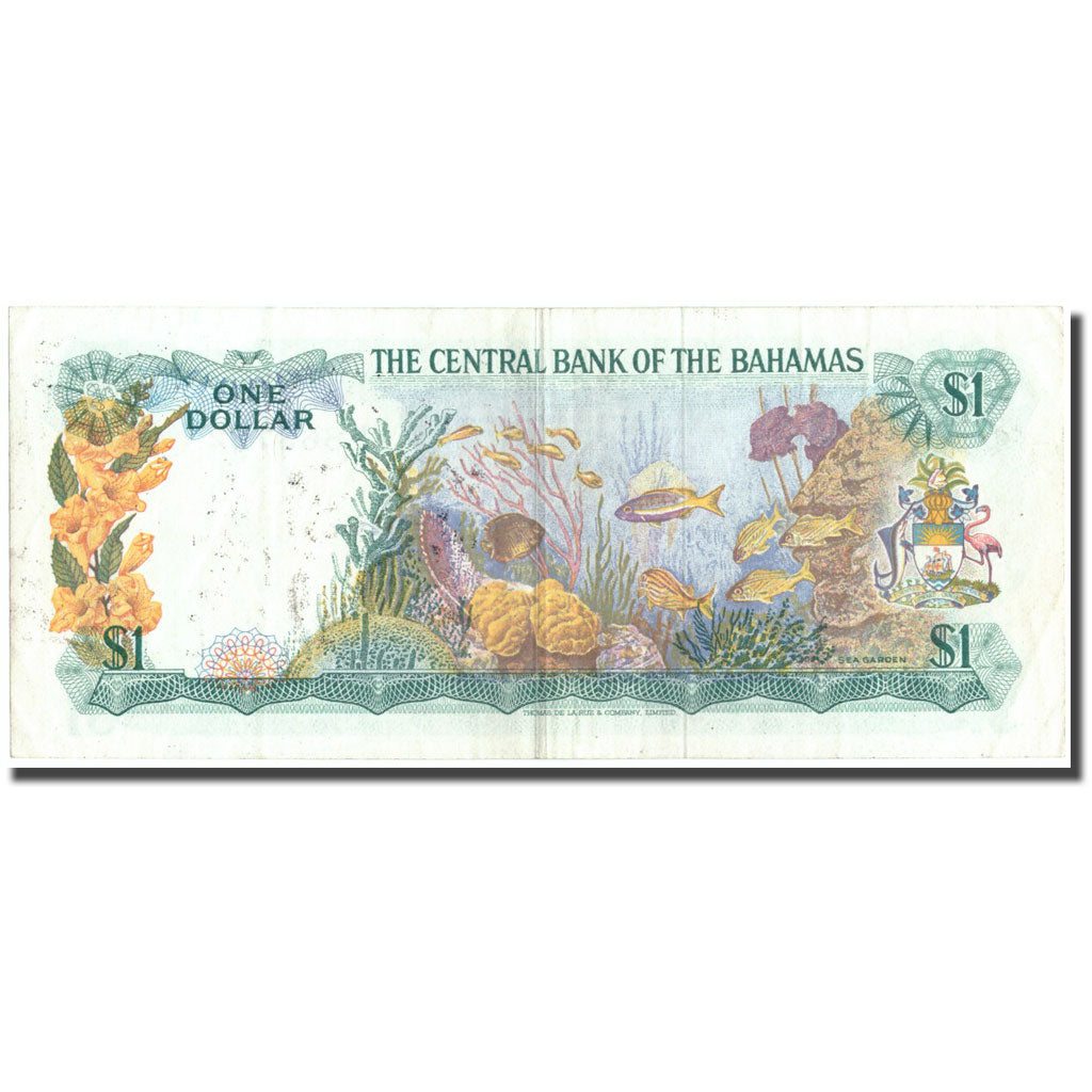 Billet, Bahamas, 1 Dollar, 1974, 1974, KM:35b, TTB