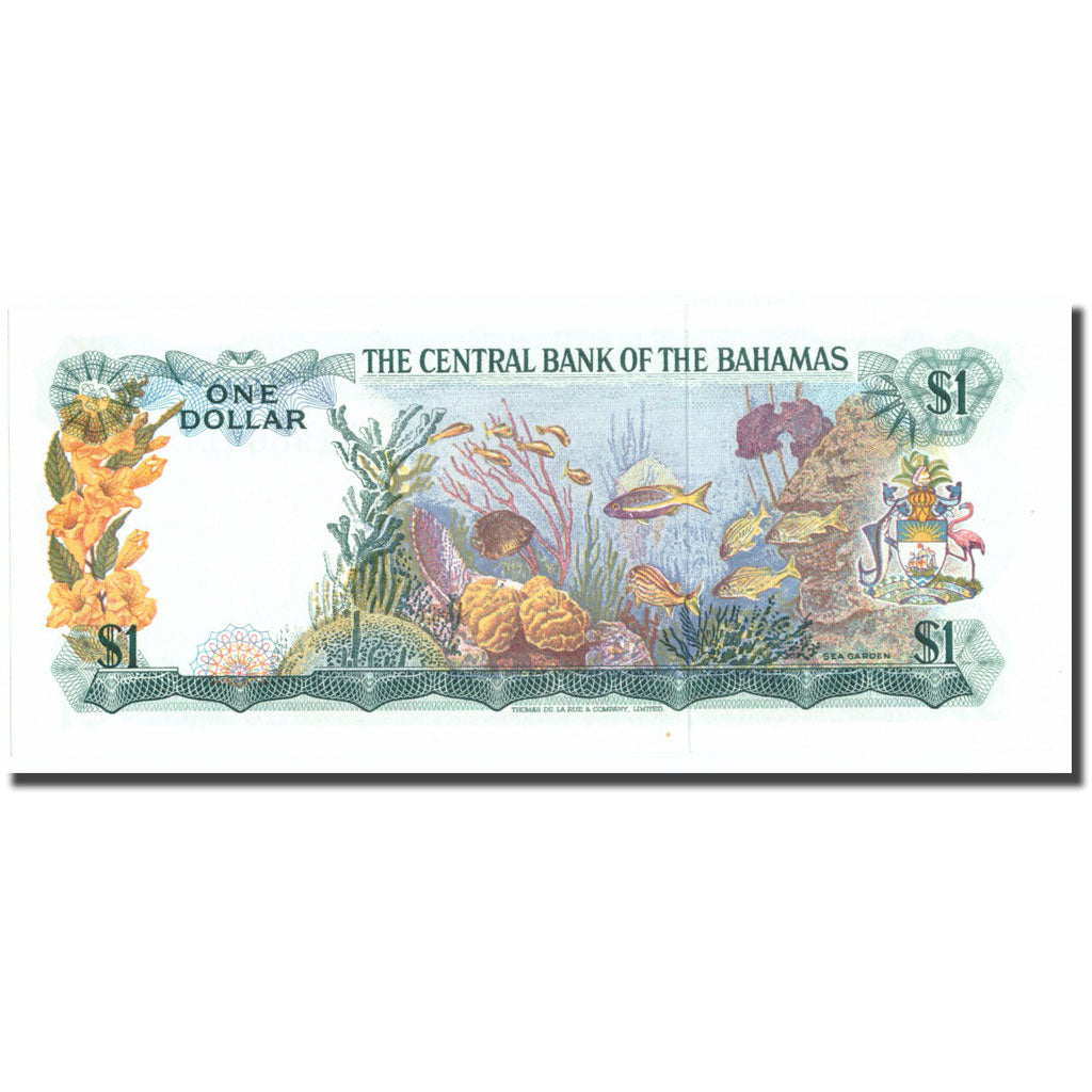 Banknote, Bahamas, 1 Dollar, 1974, KM:35a, UNC(64)