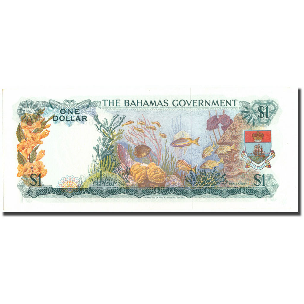 Billet, Bahamas, 1 Dollar, 1965, KM:18a, SPL+